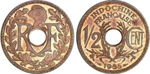Indochine - 1/2 cent 1935 Indochine - 1/2 cent 1935