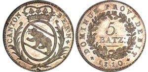 Suisse - Canton de Berne - 5 batzen 1810