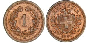 Suisse - 1 rappen 1850 Suisse - 1 rappen 1850