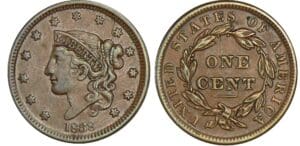 Etats-Unis - Large cent 1838 Etats-Unis - Large cent 1838