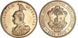 Allemagne - Afrique de l'est - Rupie 1890