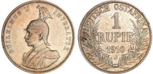 Allemagne - Afrique de l'est - Rupie 1910