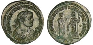 Dioclétien - Follis (305-307, Ticinum) - La Providence Dioclétien - Follis (305-307, Ticinum) - La Providence