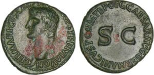 Germanicus - As (37-38, Rome) - Restitution de Caligula Germanicus - As (37-38, Rome) - Restitution de Caligula