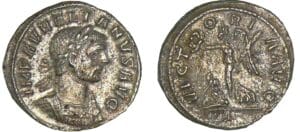 Aurélien - Denier (274-275, Rome) - La Victoire Aurélien - Denier (274-275, Rome) - La Victoire