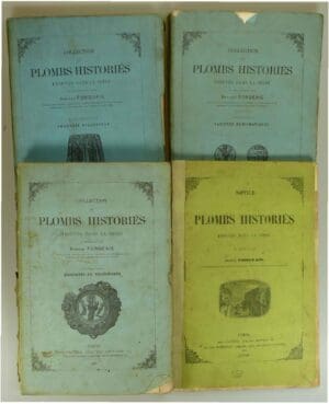 Plombs historiques trouvés dans la Seine - Arthur Forgeais 1858 à 1865