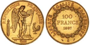100 francs Génie - 1887 A (Paris)