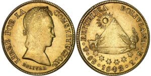 Bolivie - 8 escudos 1842