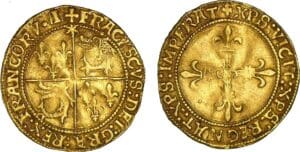 François 1er - Ecu d'or du Dauphiné - 1er type - Montélimar François 1er - Ecu d'or du Dauphiné - 1er type - Montélimar