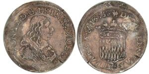 Monaco - Honoré II - 1/12 d'écu 1658 Monaco - Honoré II - 1/12 d'écu 1658