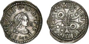 Espagne - Louis XIII - 10 reales 1652 (Barcelone)