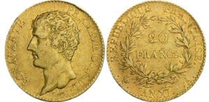 20 francs Bonaparte premier consul - An XI A (Paris)