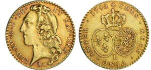 Louis XV - ½ louis d’or au bandeau - 1742 L (Bayonne) Louis XV - ½ louis d’or au bandeau - 1742 L (Bayonne)