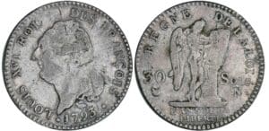 30 sols type FRANCOIS - 1793 N (Montpellier) 30 sols type FRANCOIS - 1793 N (Montpellier)