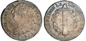 2 sols au faisceau type FRANCOIS - 1791 A (Paris) 2 sols au faisceau type FRANCOIS - 1791 A (Paris)