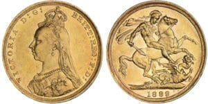 Australie - Victoria - Souverain 1889 S (Sydney) Australie - Victoria - Souverain 1889 S (Sydney)