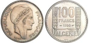 Algérie - 100 francs 1950 - Essai Algérie - 100 francs 1950 - Essai