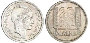 Algérie - 20 francs 1949 - Essai Algérie - 20 francs 1949 - Essai