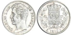1/2 franc Charles X - 1829 A (Paris) 1/2 franc Charles X - 1829 A (Paris)