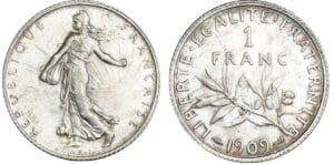 1 franc Semeuse - 1909