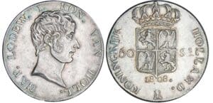 Royaume de Hollande - 50 stuivers 1808 (Utrecht)