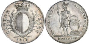 Suisse - Canton de Lucerne - 4 franken 1813 (Lucerne)