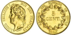 5 centimes Louis-Philippe - 1840 Essai 5 centimes Louis-Philippe - 1840 Essai