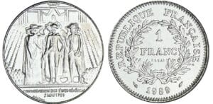 1 franc  Etats généraux - 1989 essai