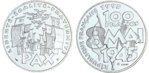 100 francs Commémoration de l'armistice - 1995 essai 100 francs Commémoration de l'armistice - 1995 essai