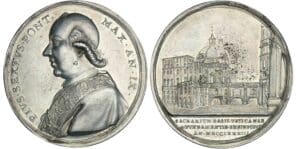 Italie - Vatican - Pie VI - Médaille annuelle 1783
