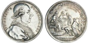 Italie - Vatican - Pie VI - Médaille annuelle 1796