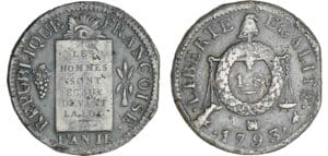 Sol à la balance type FRANCOISE - An II - 1793 MA (Marseille) Sol à la balance type FRANCOISE - An II - 1793 MA (Marseille)