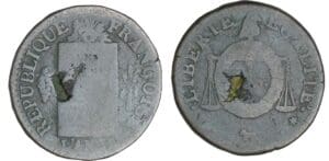 Sol à la balance non daté (1794) - An II (Pau) Sol à la balance non daté (1794) - An II (Pau)