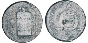 2 sols à la balance - An II - 1793 W (Lille) 2 sols à la balance - An II - 1793 W (Lille)