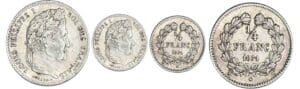 1/4 de franc Louis-Philippe Ier - 1831 W (Lille) 1/4 de franc Louis-Philippe Ier - 1831 W (Lille)