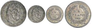 1/4 de franc Louis-Philippe Ier - 1833 A (Paris) 1/4 de franc Louis-Philippe Ier - 1833 A (Paris)
