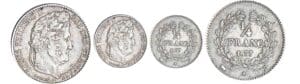 1/4 de franc Louis-Philippe Ier - 1837 B (Rouen) 1/4 de franc Louis-Philippe Ier - 1837 B (Rouen)