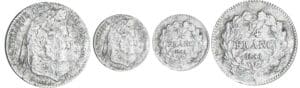 1/4 de franc Louis-Philippe Ier - 1841 K (Bordeaux) 1/4 de franc Louis-Philippe Ier - 1841 K (Bordeaux)