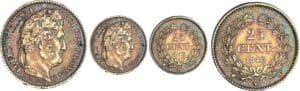 25 centimes Louis-Philippe Ier - 1846 W (Lille) 25 centimes Louis-Philippe Ier - 1846 W (Lille)