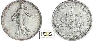 1 franc Semeuse - 1914 C