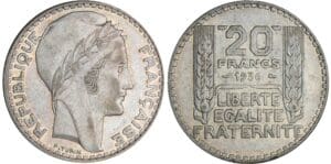 20 francs Turin - 1936