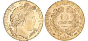 10 francs Cérès - 1896 A (Paris)