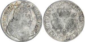 Louis XIV - Ecu aux 3 couronnes - 1709 X (Amiens)