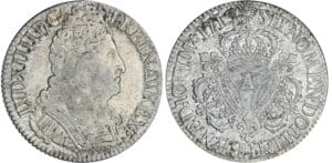 Louis XIV - Ecu aux 3 couronnes - 1712 A (Paris) Louis XIV - Ecu aux 3 couronnes - 1712 A (Paris)