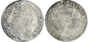 Louis XIV - Ecu aux 3 couronnes - 1709 H (La Rochelle) Louis XIV - Ecu aux 3 couronnes - 1709 H (La Rochelle)
