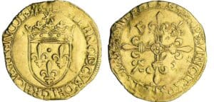 François 1er - Ecu d'or au soleil - 5ème type - Bourges François 1er - Ecu d'or au soleil - 5ème type - Bourges