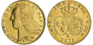 Louis XV - Double louis d’or au bandeau - 1747 BB (Strasbourg)