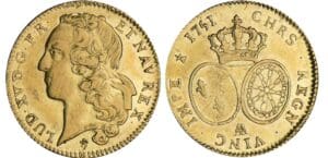 Louis XV - Double louis d’or au bandeau - 1751 AA (Metz)