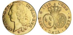 Louis XV - Double louis d’or au bandeau - 1758 BB (Strasbourg)