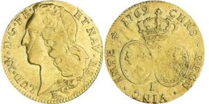 Louis XV - Double louis d’or au bandeau - 1769 I (Limoges)